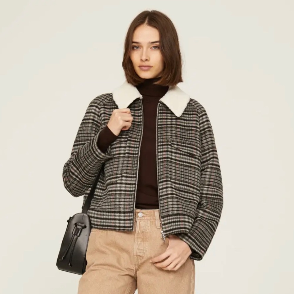Rails Cheyenne Plaid Wool Blend Jacket